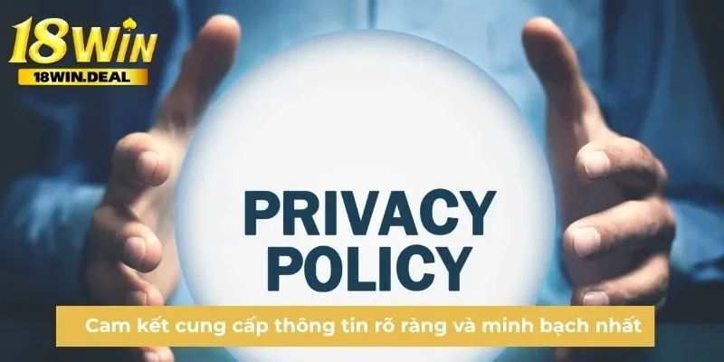 Cam kết cung cấp thông tin rõ ràng và minh bạch nhất